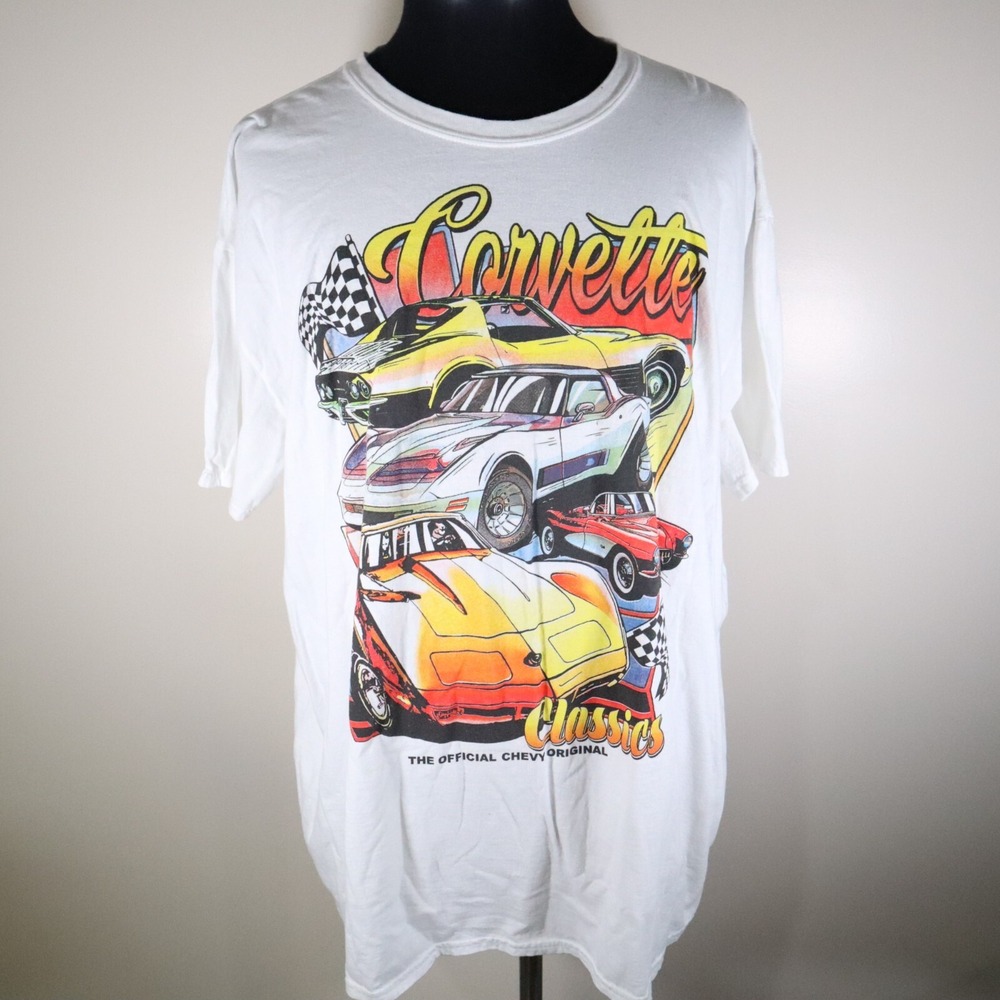 Chemistry T-Shirt Mens 3XL‎ Crew Neck Graphic Tee Short Sleeve Corvette Classics